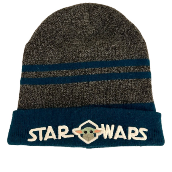 Star Wars The Child Baby Yoda Grogu Knit Youth Beanie Hat The Mandalorian - Picture 1 of 5